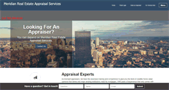 Desktop Screenshot of meridianrealestateappraisals.com